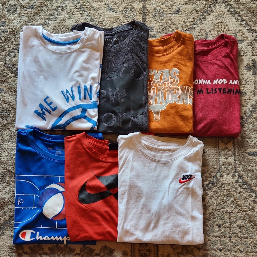 7 Shirts for $12 - Youth Boys Tshirt Bundle